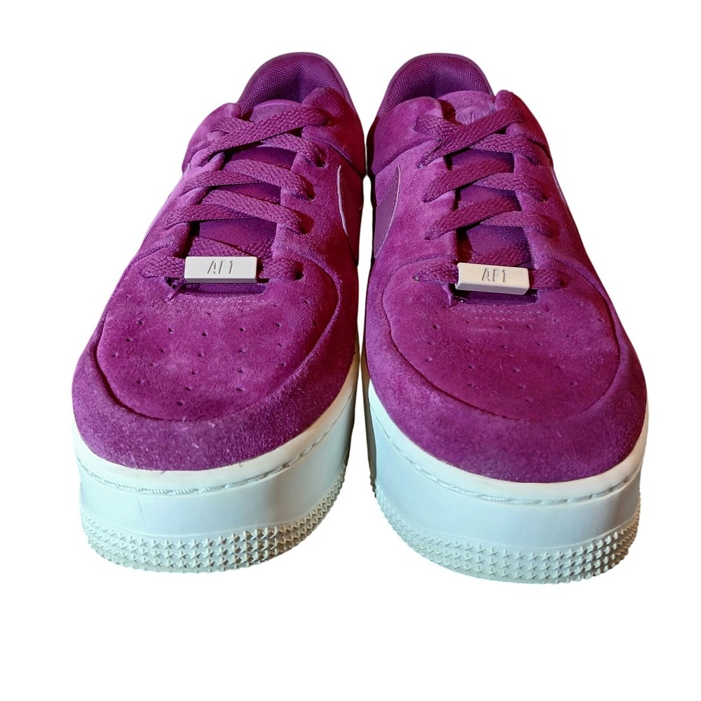 Nike Pink/Purple Suede Athletic Sneakers - Picture 7 of 10
